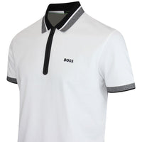 BOSS Golf Shirt - Philix H19 QZ Reg. Fit - Bright White WI25