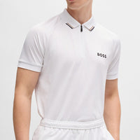 BOSS Golf Shirt - Philix MB 3 Slim - White FA24