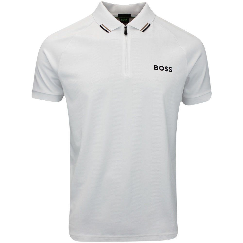 BOSS Golf Shirt - Philix MB 3 Slim - White FA24