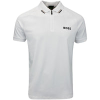 BOSS Golf Shirt - Philix MB 3 Slim - White FA24