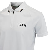 BOSS Golf Shirt - Philix MB 3 Slim - White FA24