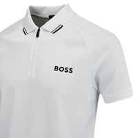 BOSS Golf Shirt - Philix MB 3 Slim - White FA24