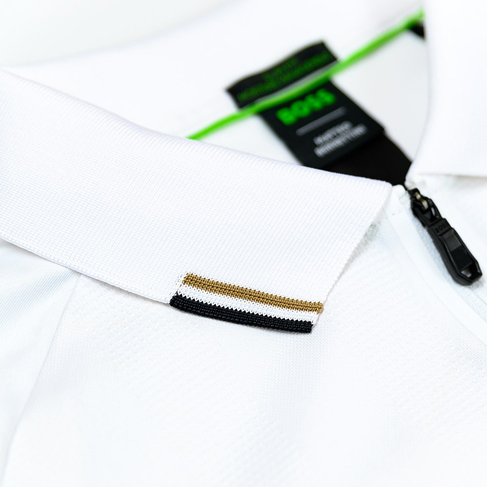 BOSS Golf Shirt - Philix MB 3 Slim - White FA24