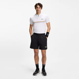 BOSS Golf Shirt - Spin Bodymapped TOC Slim - Bright White SP26