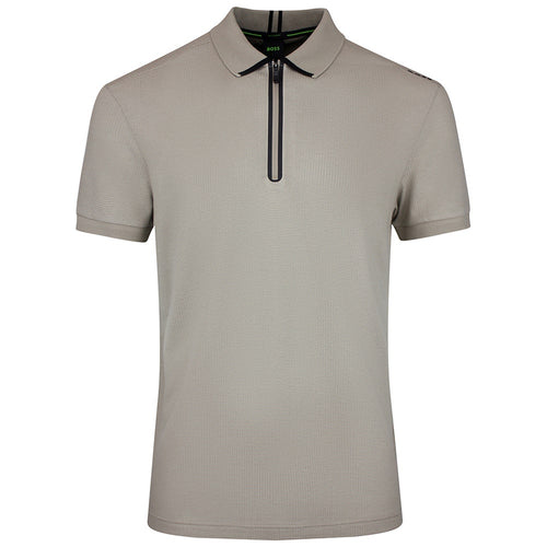 BOSS Golf Shirt - Terrace Reg. Fit QZ - Brindle SU26