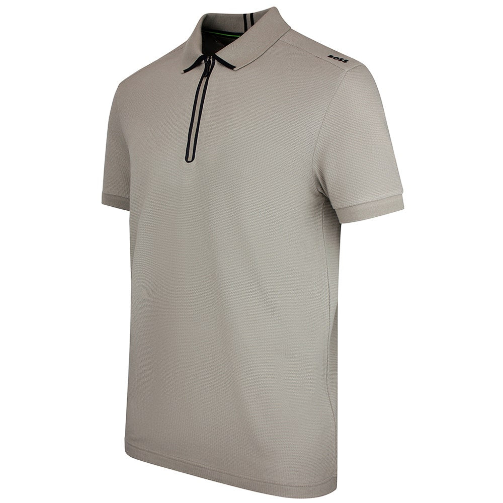 BOSS Golf Shirt - Terrace Reg. Fit QZ - Brindle SU26