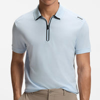 BOSS Golf Shirt - Terrace Reg. Fit QZ - Skyway SU26