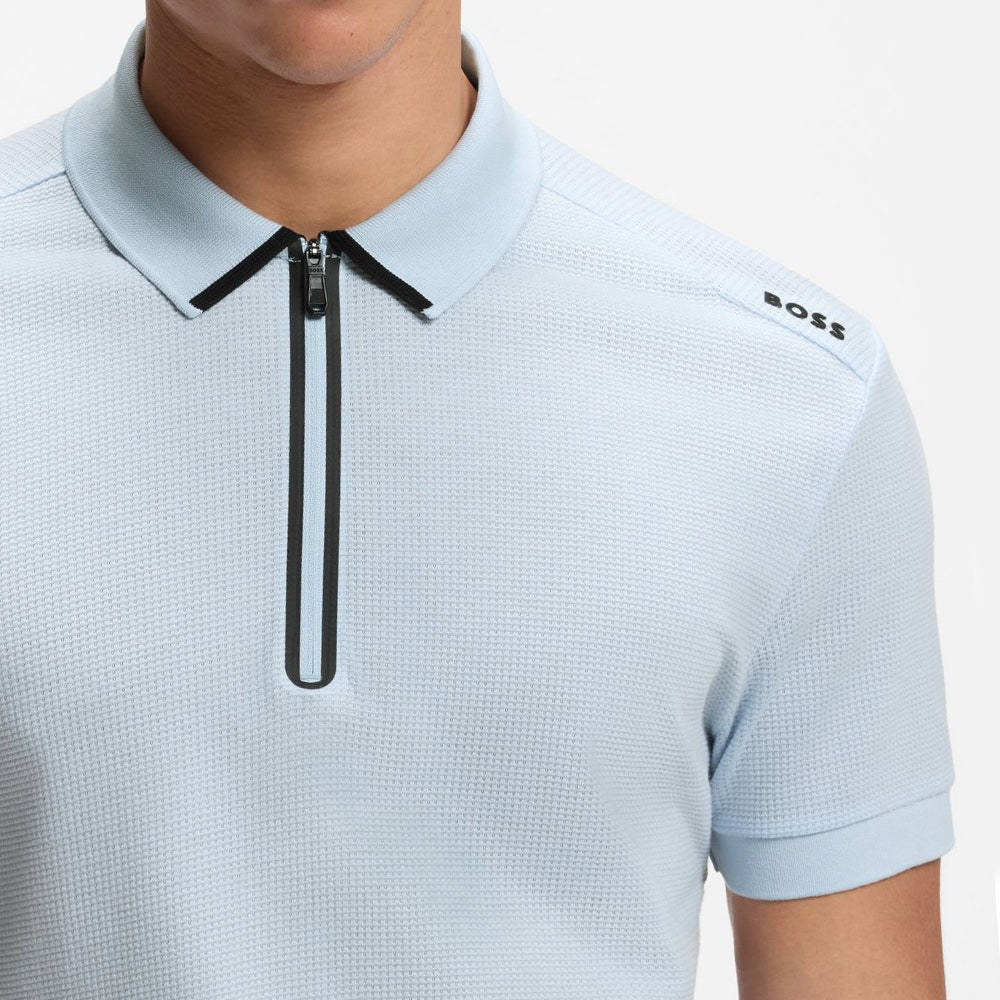 BOSS Golf Shirt - Terrace Reg. Fit QZ - Skyway SU26