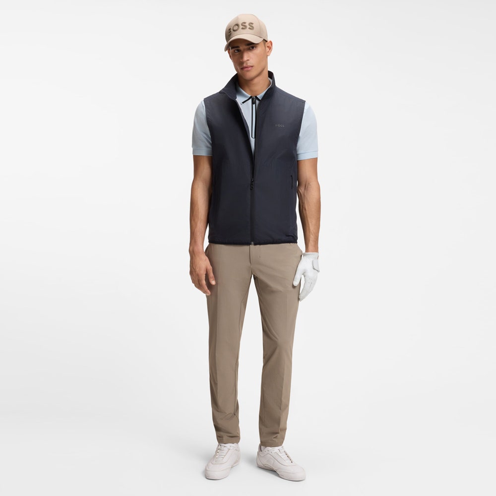 BOSS Golf Shirt - Terrace Reg. Fit QZ - Skyway SU26