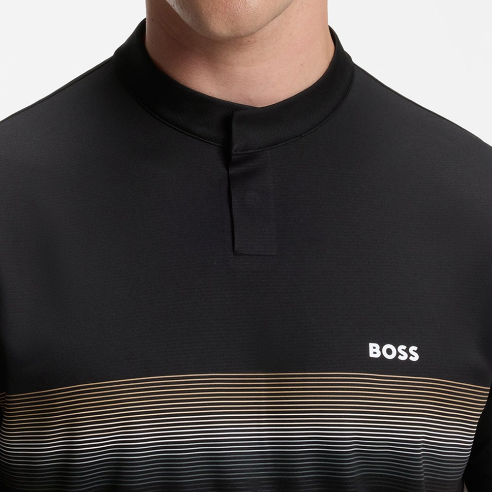 BOSS Golf Shirt - TOC Court 2 Slim Fit - Black WI26