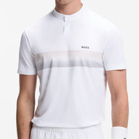 BOSS Golf Shirt - TOC Court 2 Slim Fit - Bright White WI26