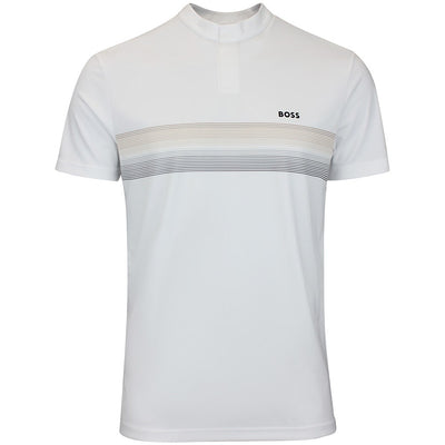 BOSS Golf Shirt - TOC Court 2 Slim Fit - Bright White WI26