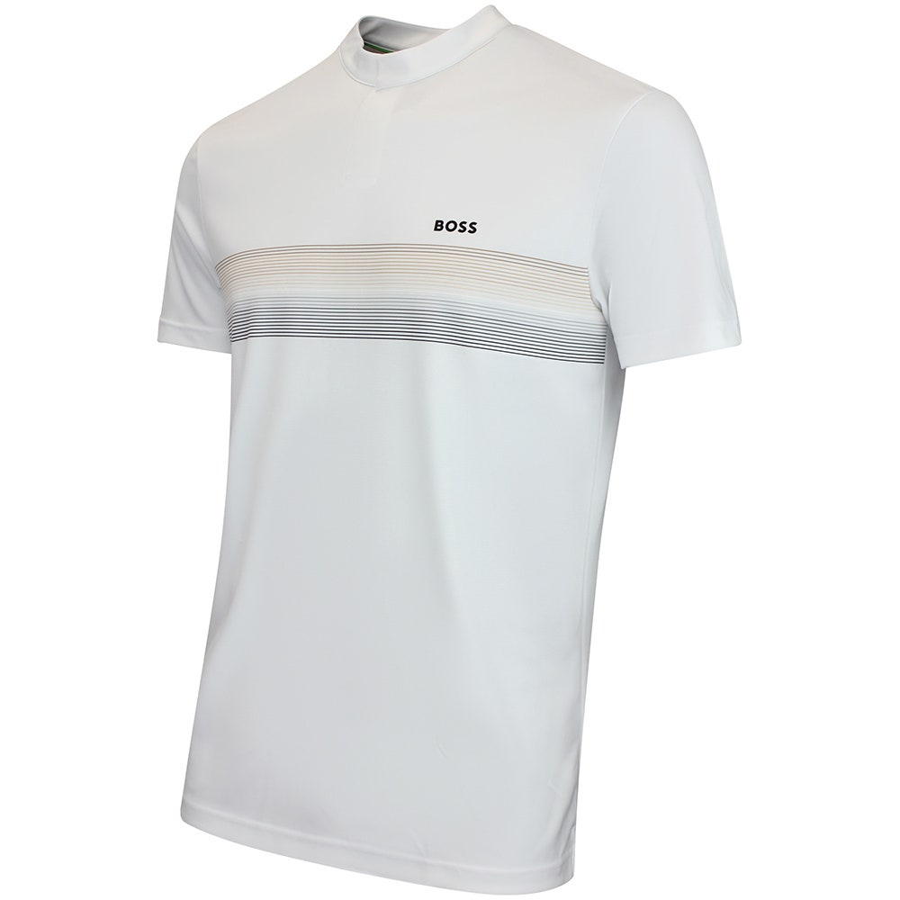 BOSS Golf Shirt - TOC Court 2 Slim Fit - Bright White WI26