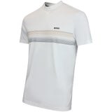 BOSS Golf Shirt - TOC Court 2 Slim Fit - Bright White WI26