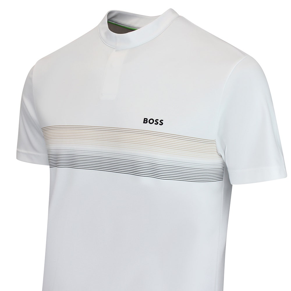 BOSS Golf Shirt - TOC Court 2 Slim Fit - Bright White WI26