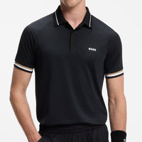 BOSS Golf Shirt - TOC Court Slim Fit - Black WI26
