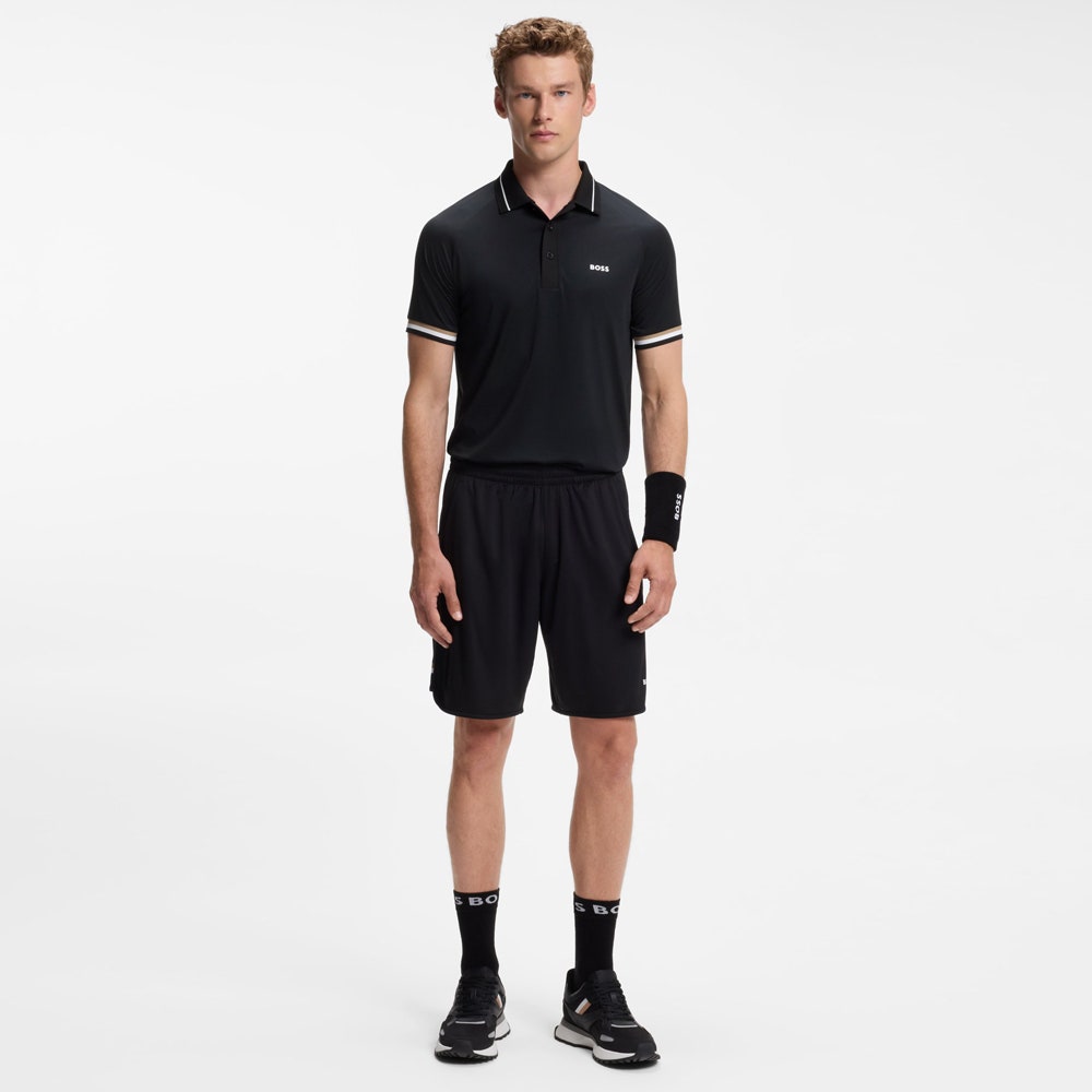 BOSS Golf Shirt - TOC Court Slim Fit - Black WI26