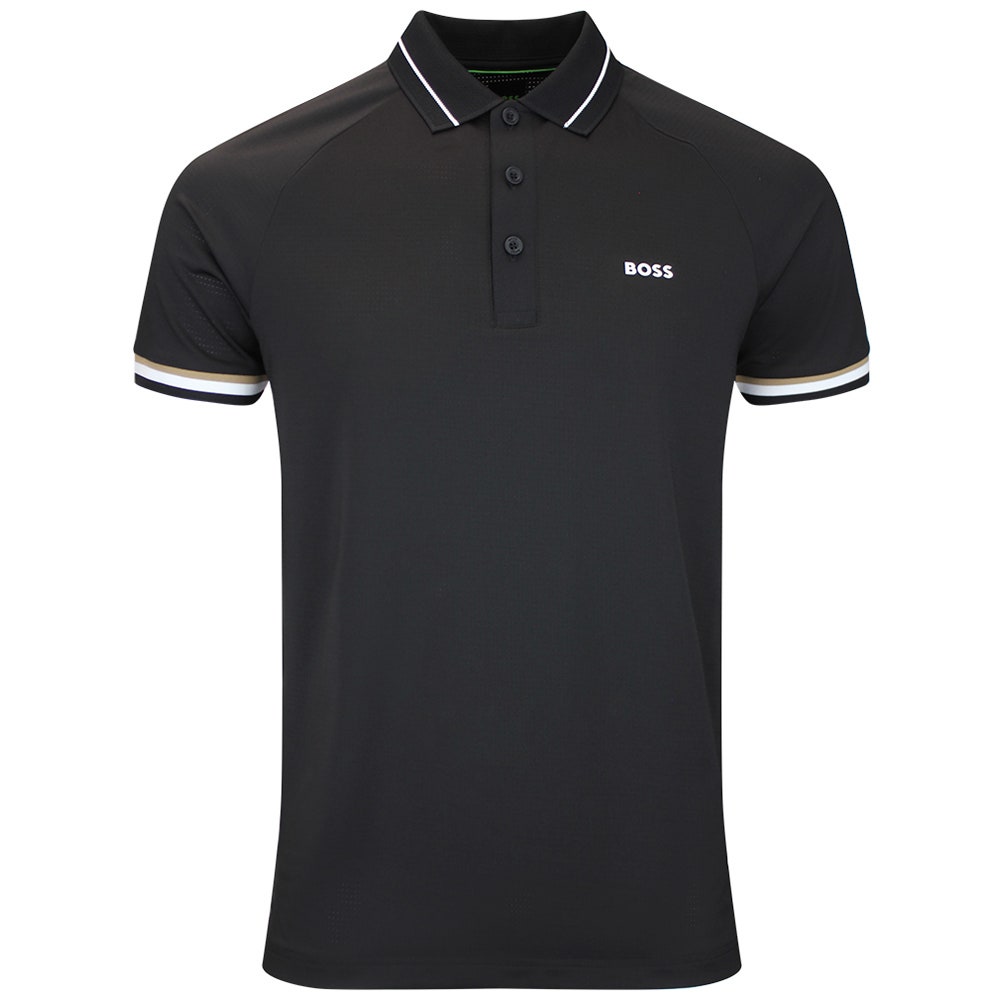 BOSS Golf Shirt - TOC Court Slim Fit - Black WI26