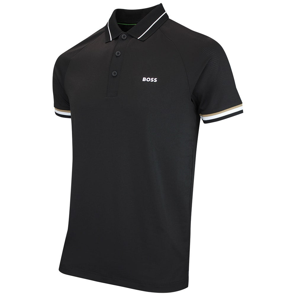 BOSS Golf Shirt - TOC Court Slim Fit - Black WI26