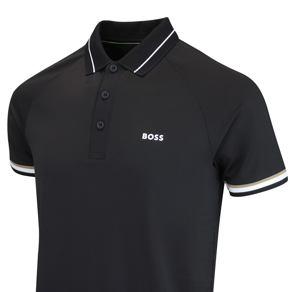 BOSS Golf Shirt - TOC Court Slim Fit - Black WI26