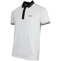 BOSS Golf Shirt - TOC Court Slim Fit - Bright White WI26