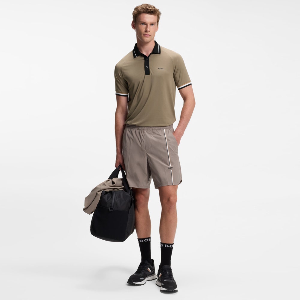 BOSS Golf Shirt - TOC Court Slim Fit - Brindle WI26