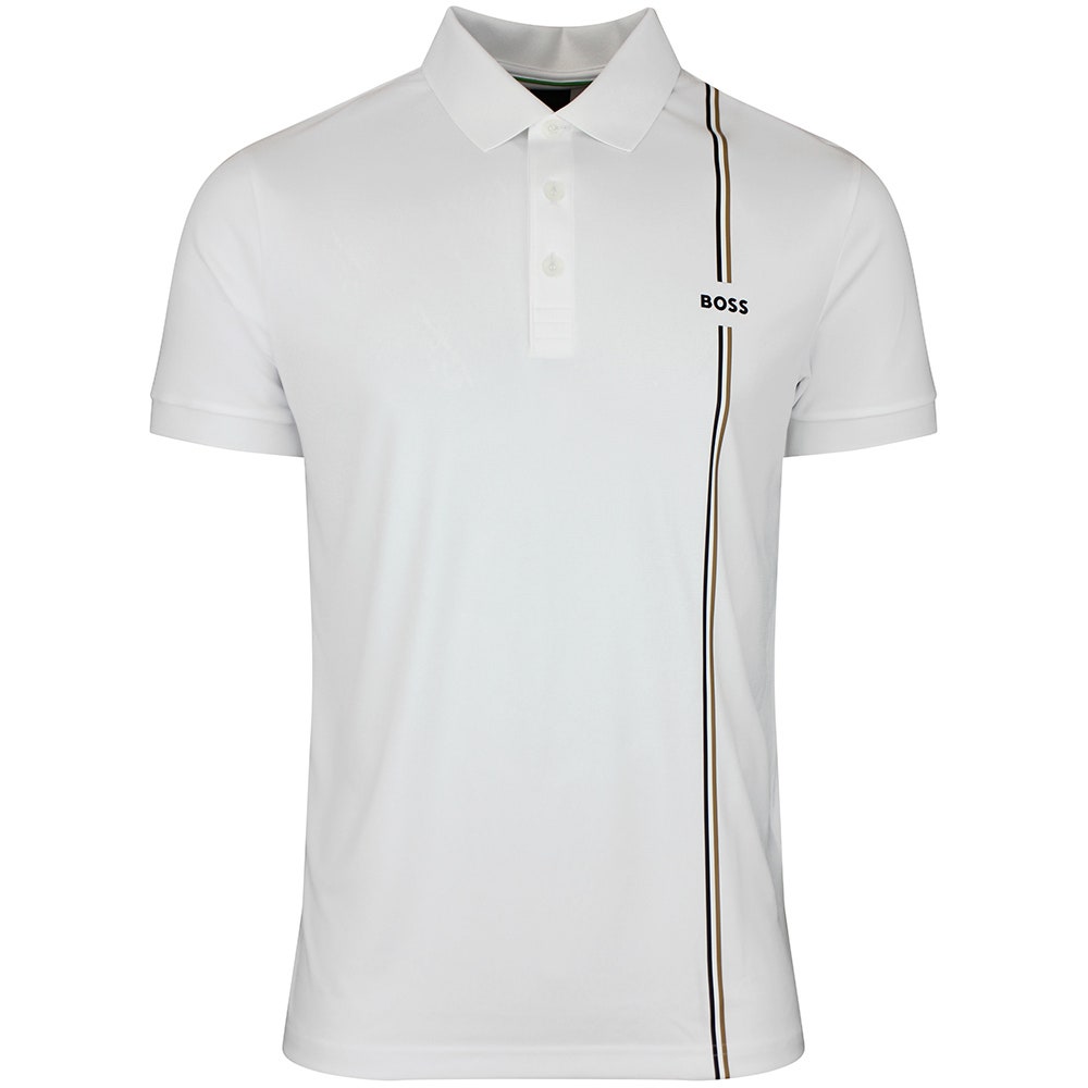 BOSS Golf Shirt - TOC Game 3 Reg. Fit - Bright White FA26