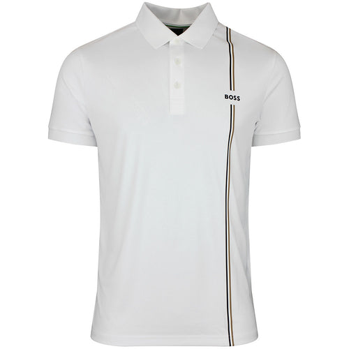 BOSS Golf Shirt - TOC Game 3 Reg. Fit - Bright White FA26