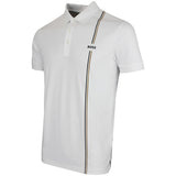 BOSS Golf Shirt - TOC Game 3 Reg. Fit - Bright White FA26