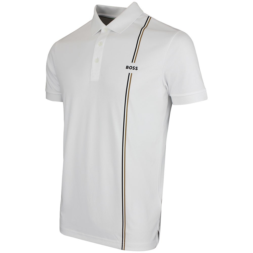 BOSS Golf Shirt - TOC Game 3 Reg. Fit - Bright White FA26