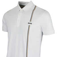 BOSS Golf Shirt - TOC Game 3 Reg. Fit - Bright White FA26