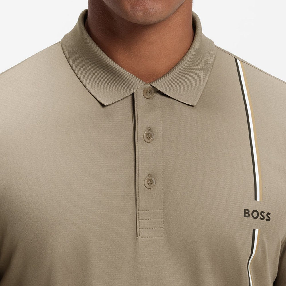 BOSS Golf Shirt - TOC Game 3 Reg. Fit - Brindle WI26
