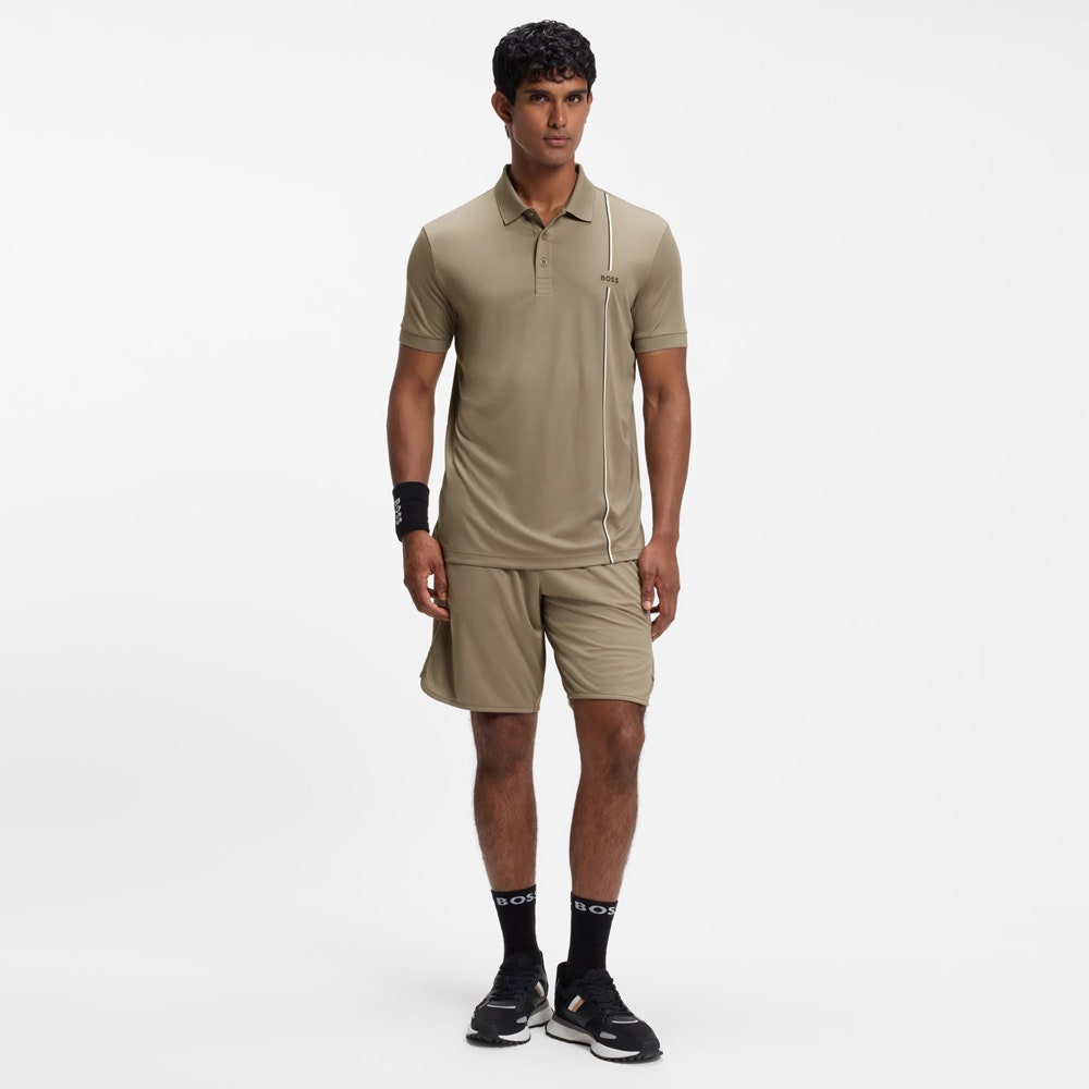 BOSS Golf Shirt - TOC Game 3 Reg. Fit - Brindle WI26