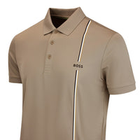 BOSS Golf Shirt - TOC Game 3 Reg. Fit - Brindle WI26
