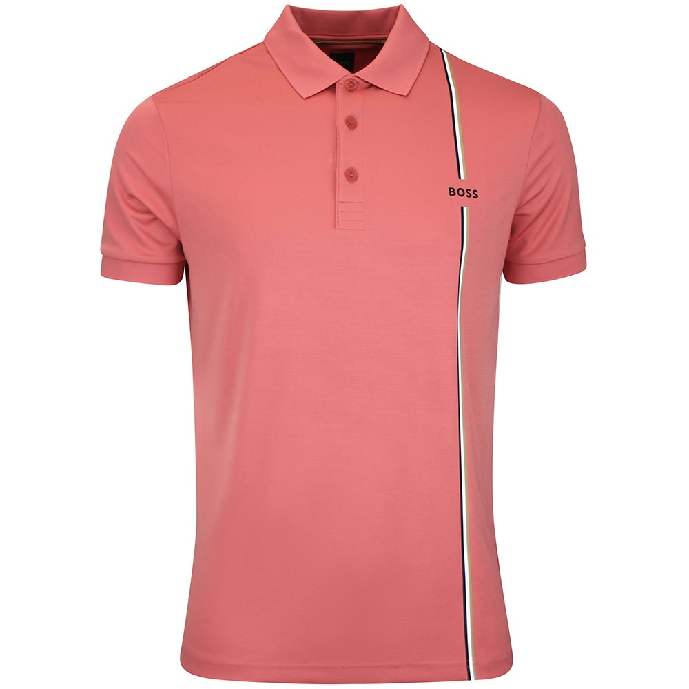 BOSS Golf Shirt - TOC Game 3 Reg. Fit - Coral WI26