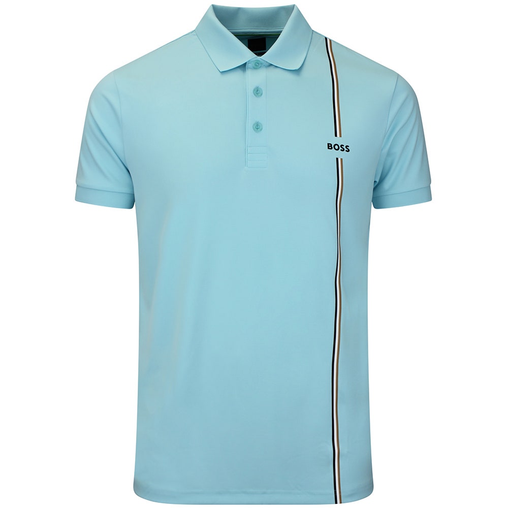 BOSS Golf Shirt - TOC Game 3 Reg. Fit - Open Blue FA26