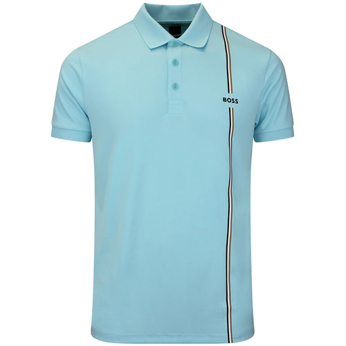 BOSS Golf Shirt - TOC Game 3 Reg. Fit - Open Blue FA26