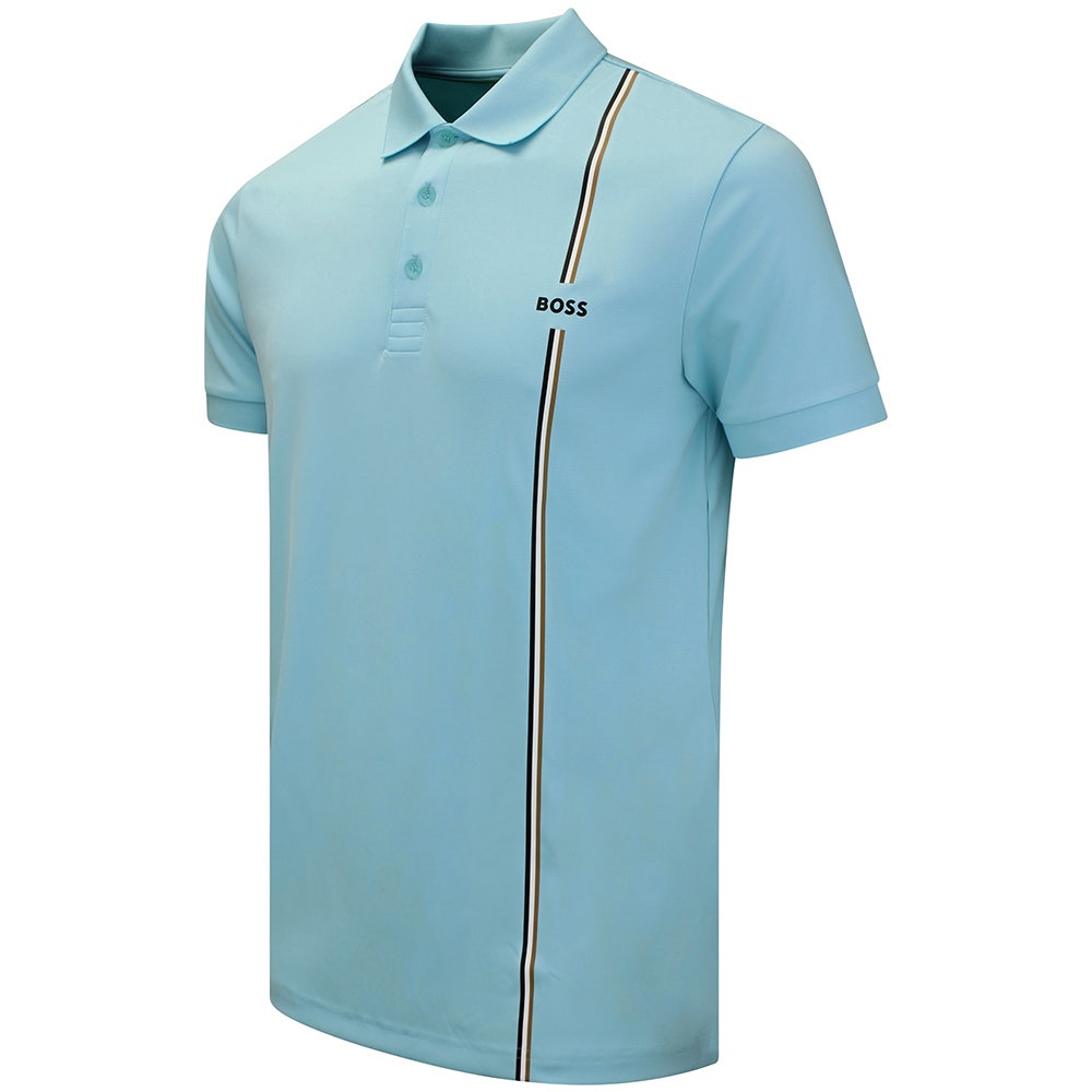 BOSS Golf Shirt - TOC Game 3 Reg. Fit - Open Blue FA26