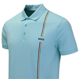 BOSS Golf Shirt - TOC Game 3 Reg. Fit - Open Blue FA26