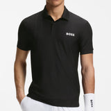 BOSS Golf Shirt - TOC Serve 1 Slim - Black SU26