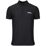 BOSS Golf Shirt - TOC Serve 1 Slim - Black SU26