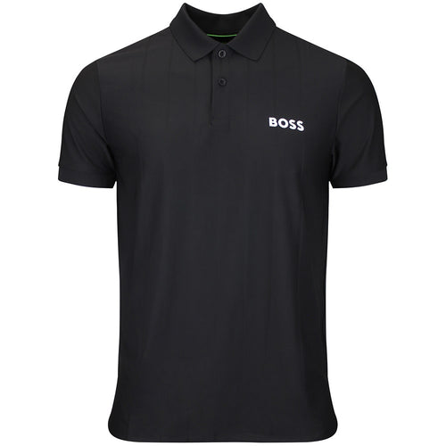 BOSS Golf Shirt - TOC Serve 1 Slim - Black SU26