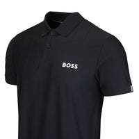 BOSS Golf Shirt - TOC Serve 1 Slim - Black SU26