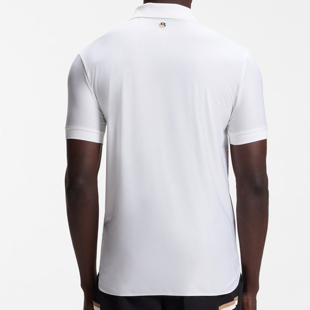 BOSS Golf Shirt - TOC Serve 1 Slim - Bright White SU26