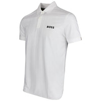 BOSS Golf Shirt - TOC Serve 1 Slim - Bright White SU26