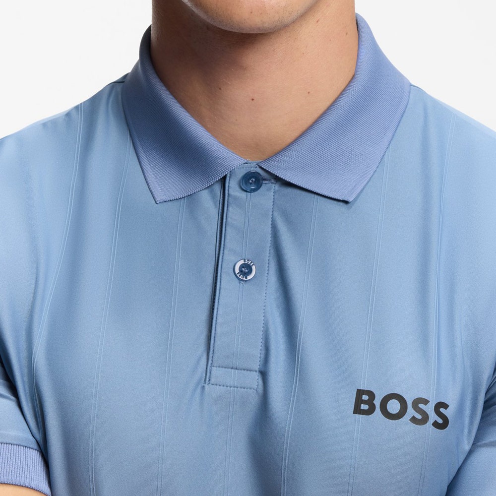 BOSS Golf Shirt - TOC Serve 1 Slim - Colony Blue SU26