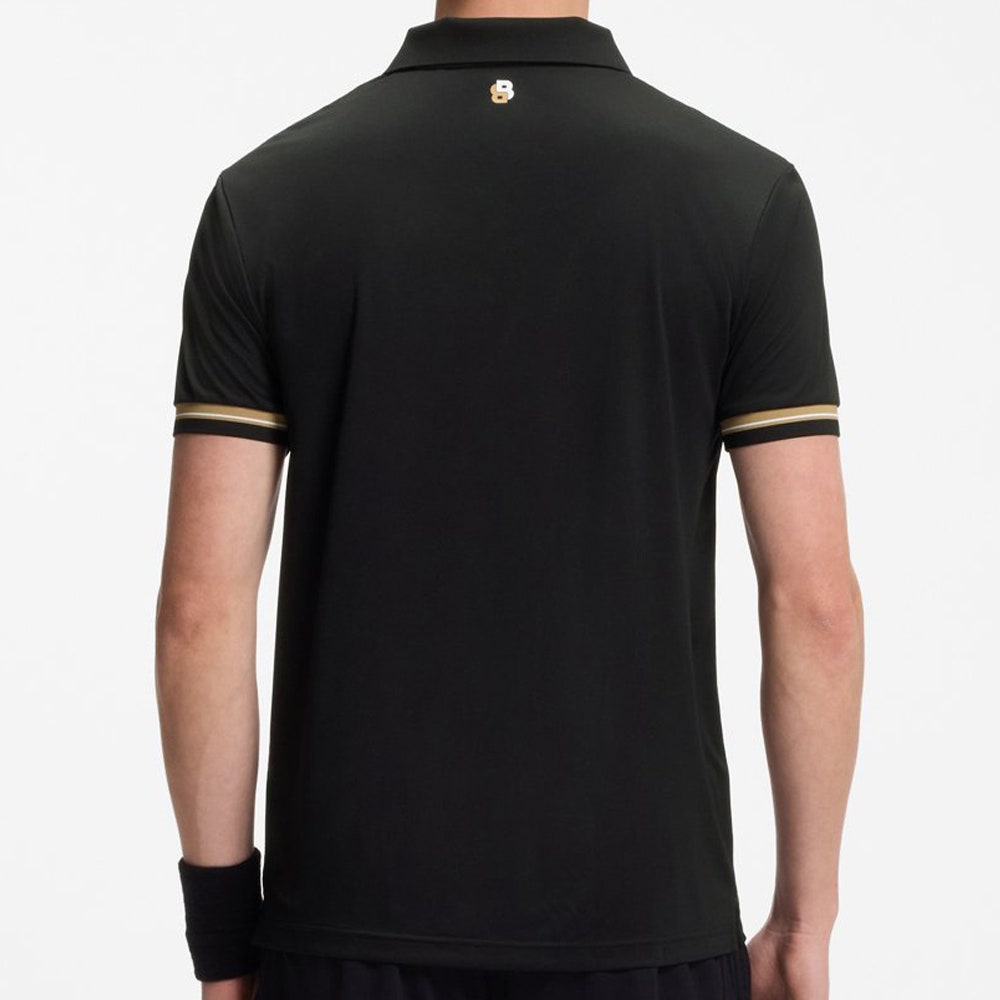 BOSS Golf Shirt - TOC Serve 2 Slim - Black SU26