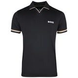 BOSS Golf Shirt - TOC Serve 2 Slim - Black SU26