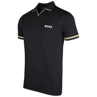 BOSS Golf Shirt - TOC Serve 2 Slim - Black SU26