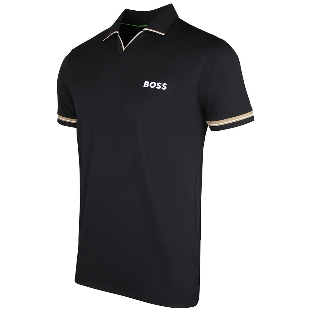 BOSS Golf Shirt - TOC Serve 2 Slim - Black SU26